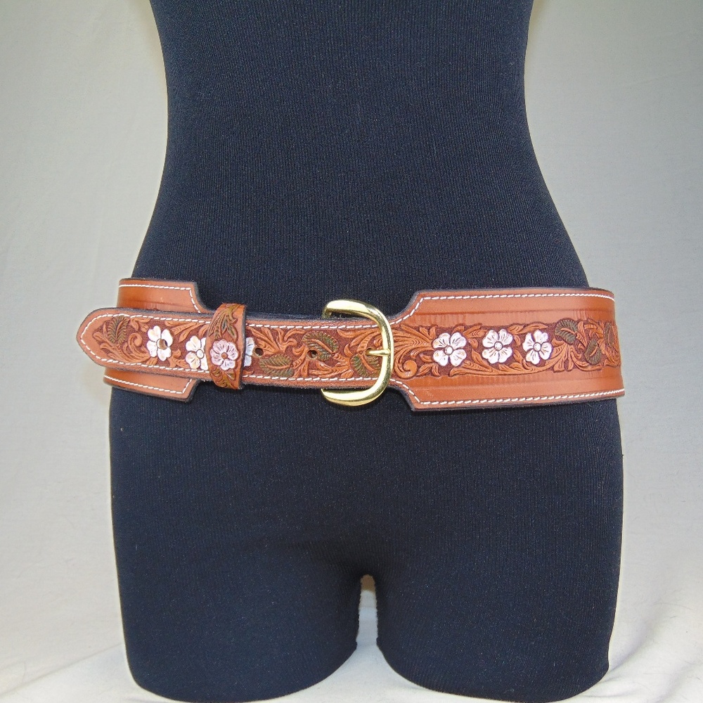 Leather Sash Belt